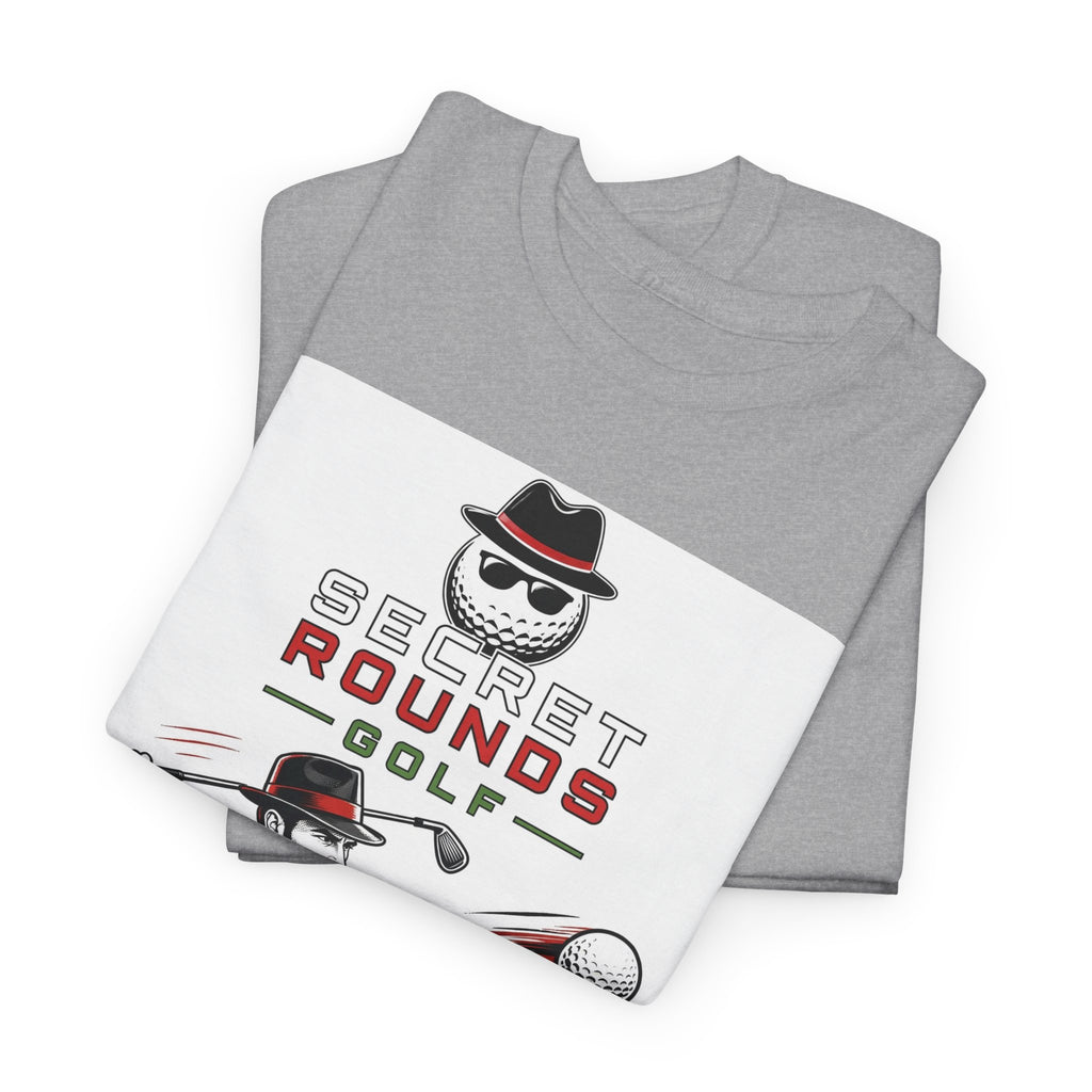 Secret Rounds Golf – License to Shank (White Unisex Tee)