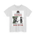 Secret Rounds Golf – Trust No One (White Unisex Tee)