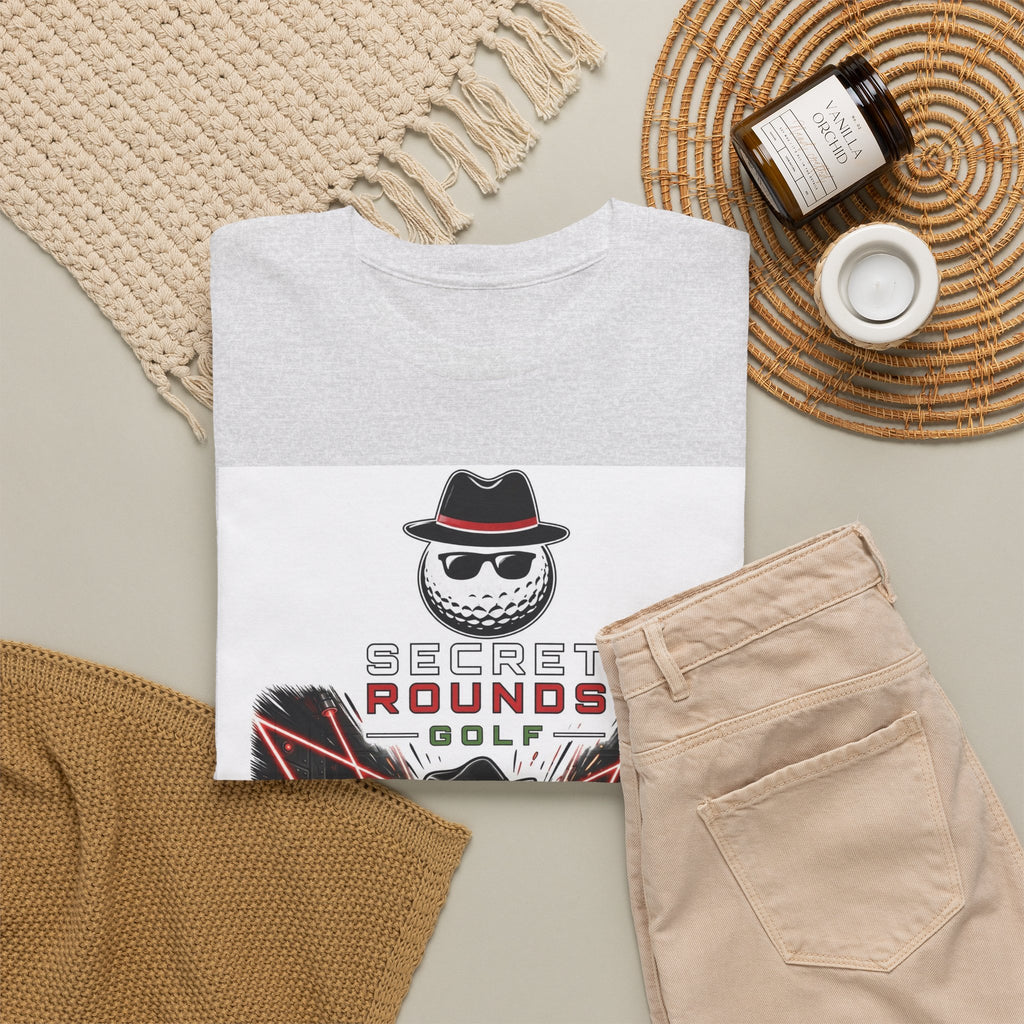 Secret Rounds Golf – The Ace Protocol (White Unisex Tee)