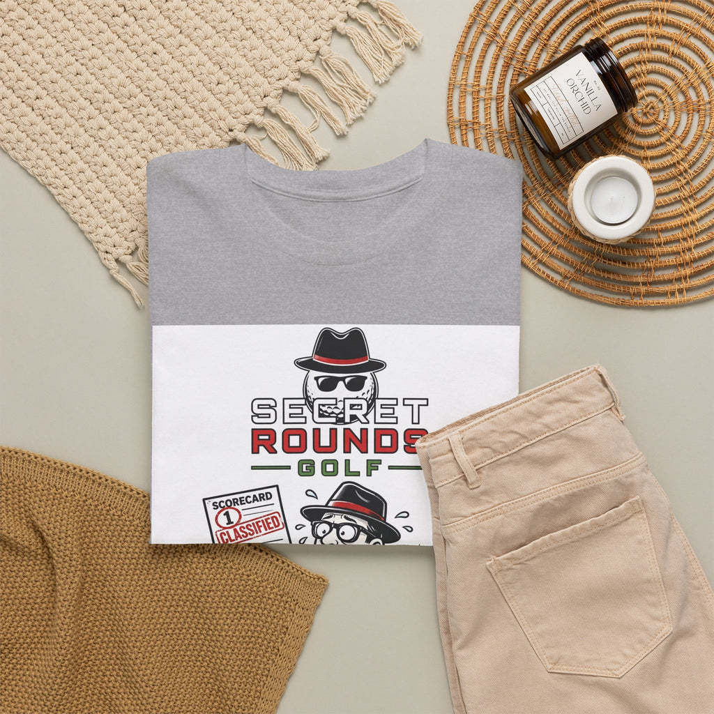 Secret Rounds Golf – Classified: I Did It (White Unisex Tee)
