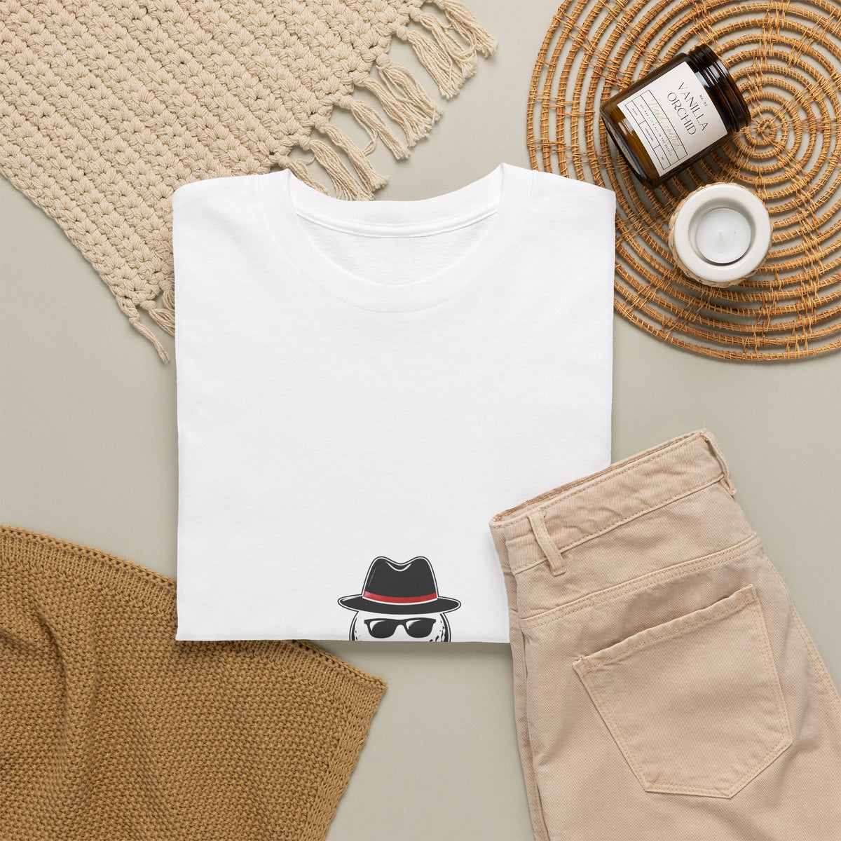 Secret Rounds Golf – Operation: Sneaky Links (White Unisex Tee)