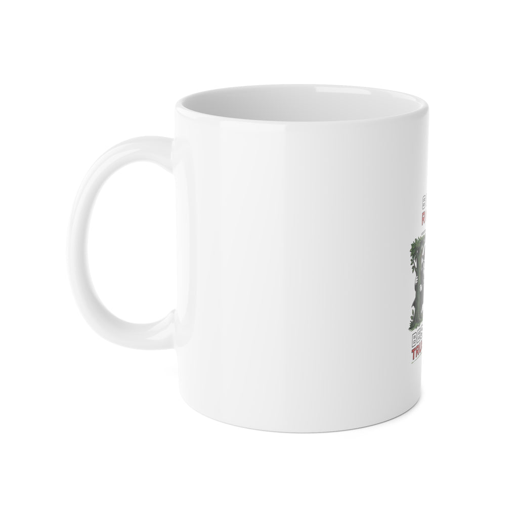 Secret Rounds Golf – Trust No One (White Mug 11oz)