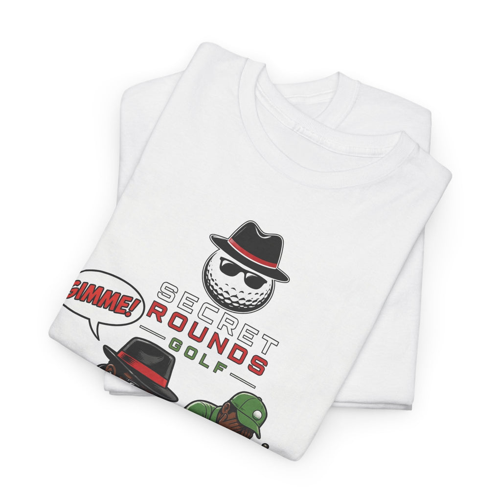 Secret Rounds Golf – Operation Gimme AA Edition (White Unisex Tee)