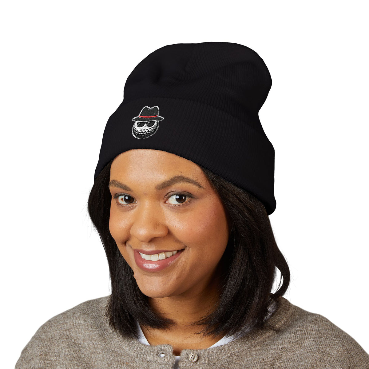 Secret Rounds Golf Cuffed Beanie — Master Logo