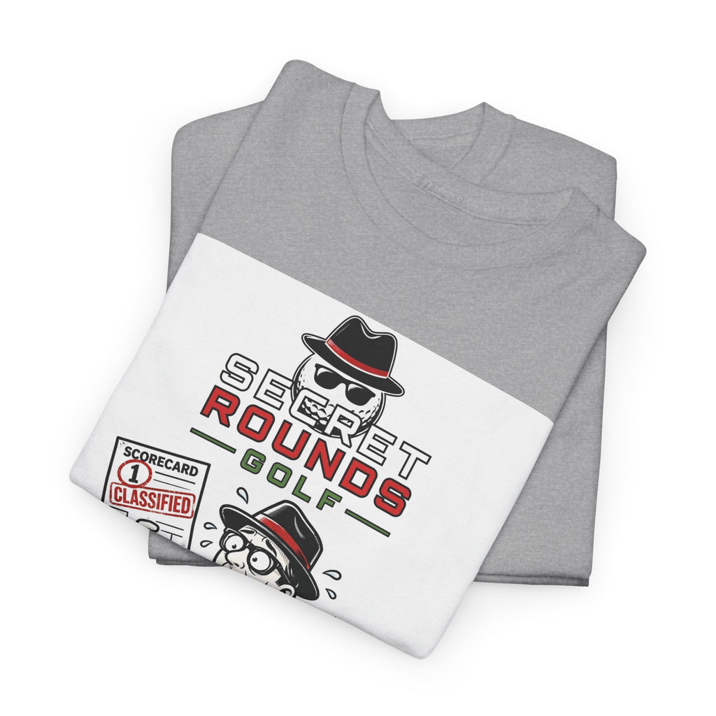 Secret Rounds Golf – Classified: I Did It (White Unisex Tee)
