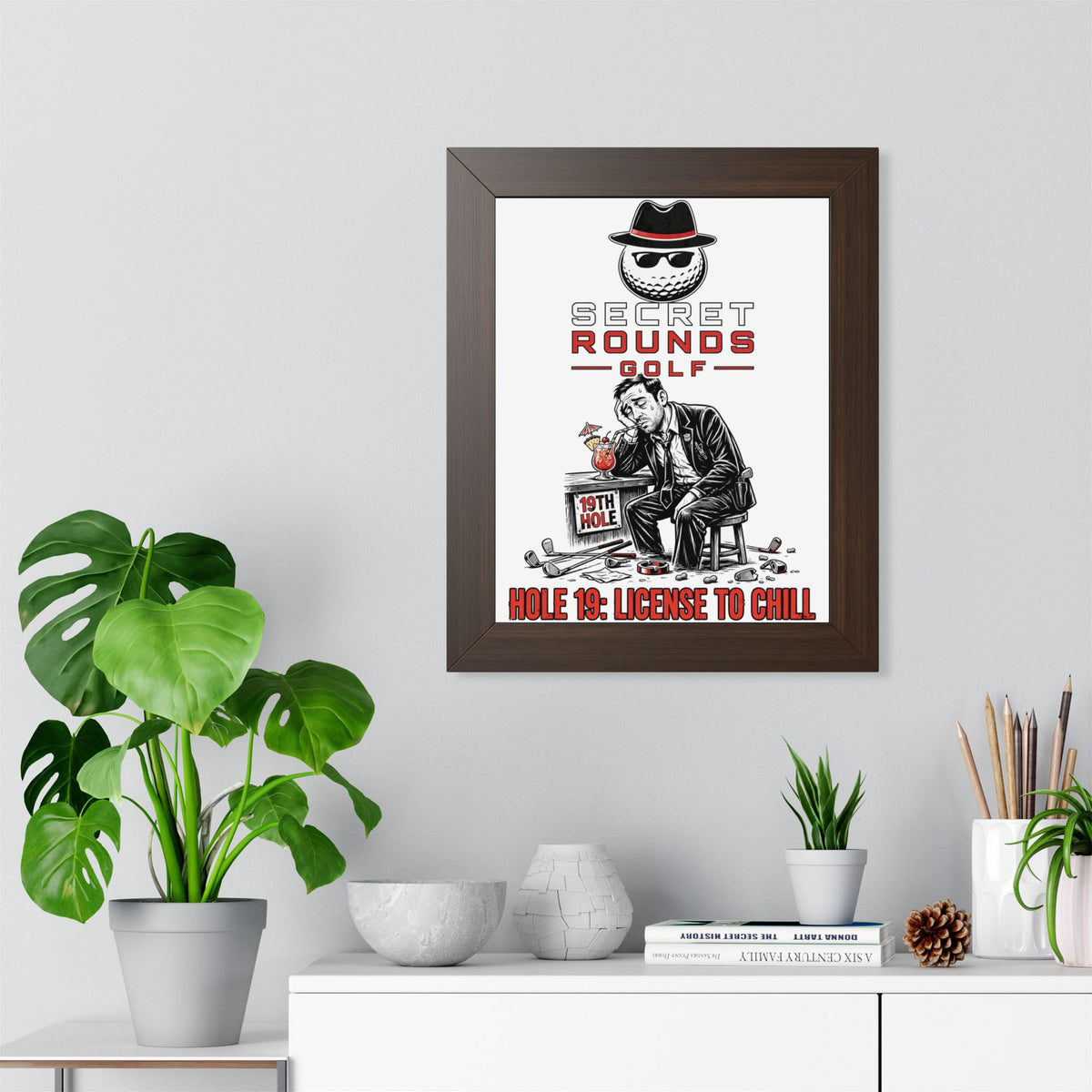 Framed Vertical Poster