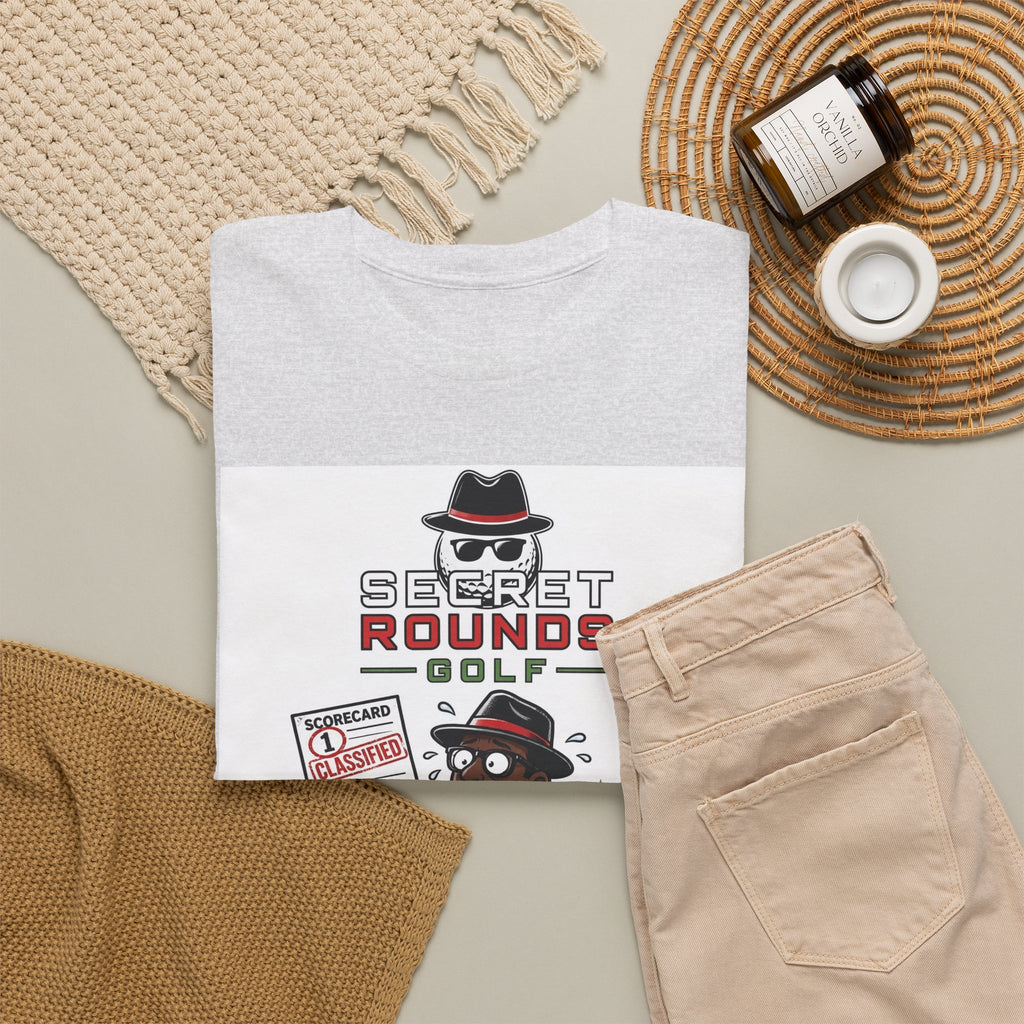 Secret Rounds Golf – Classified: I Did It AA Edition (White Unisex Tee)