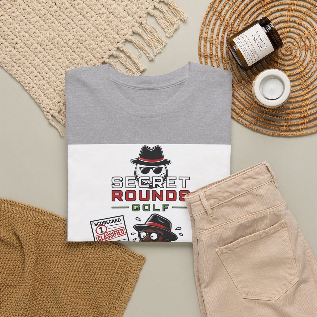 Secret Rounds Golf – Classified: I Did It AA Edition (White Unisex Tee)