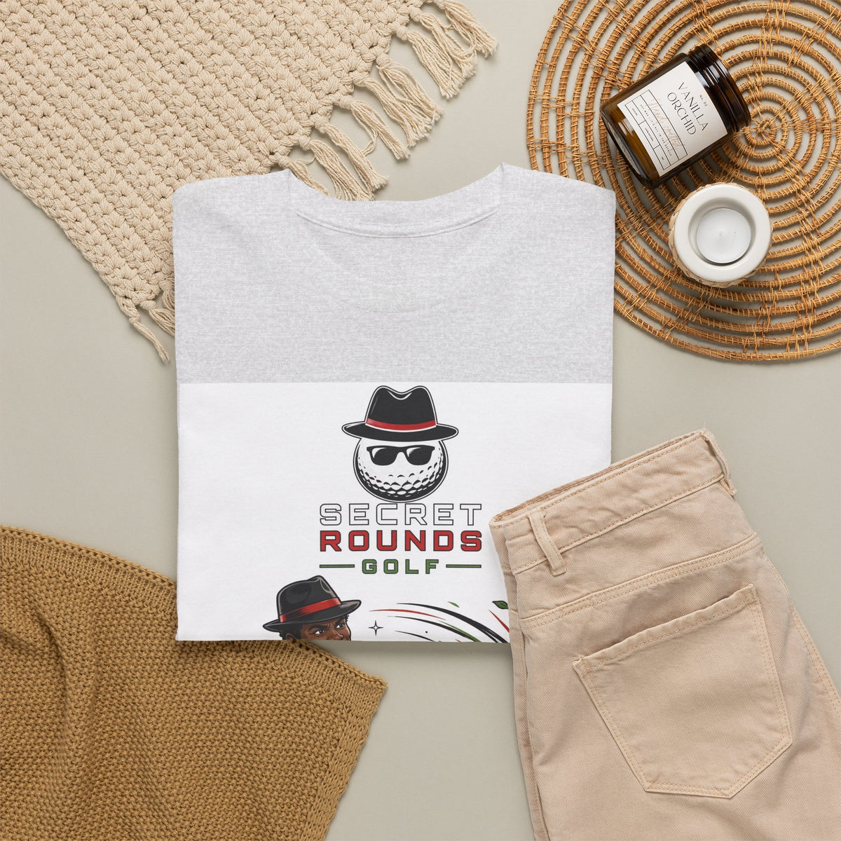 Secret Rounds Golf – License to Shank AA Edition (White Unisex Tee)