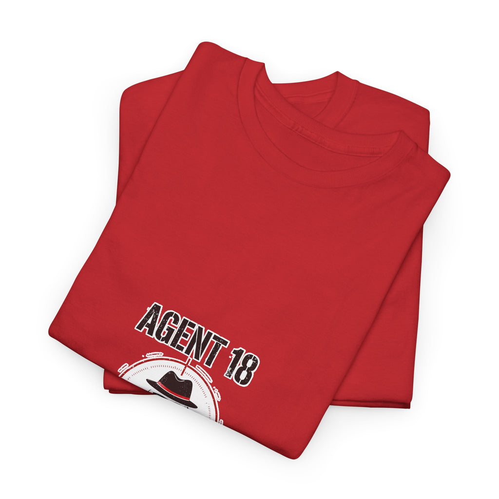 Secret Rounds Golf – Agent 18 (White Unisex Tee)