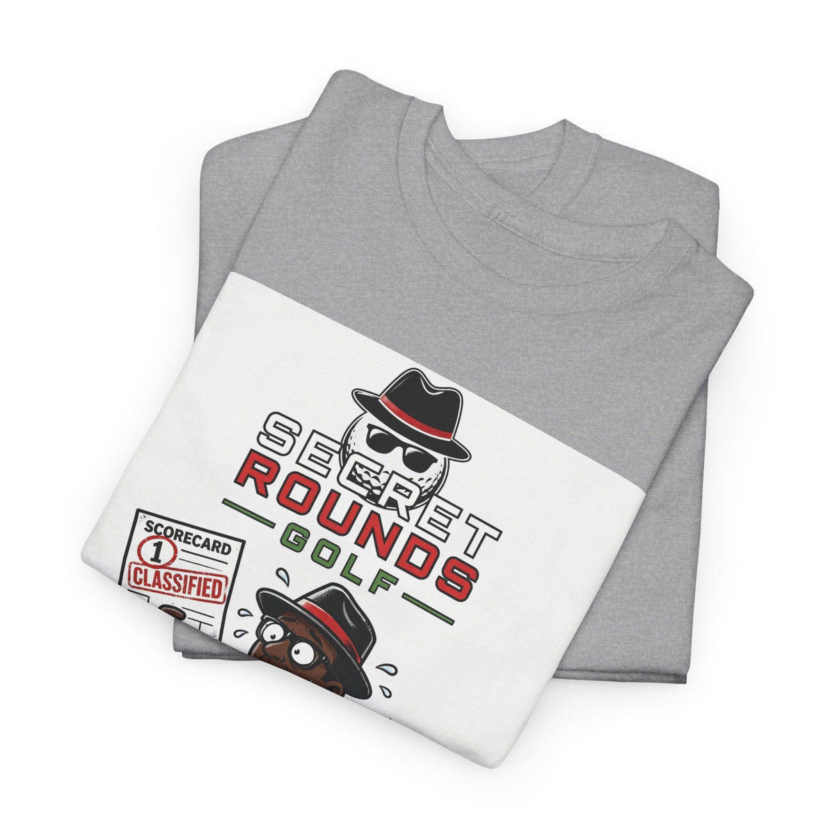 Secret Rounds Golf – Classified: I Did It AA Edition (White Unisex Tee)