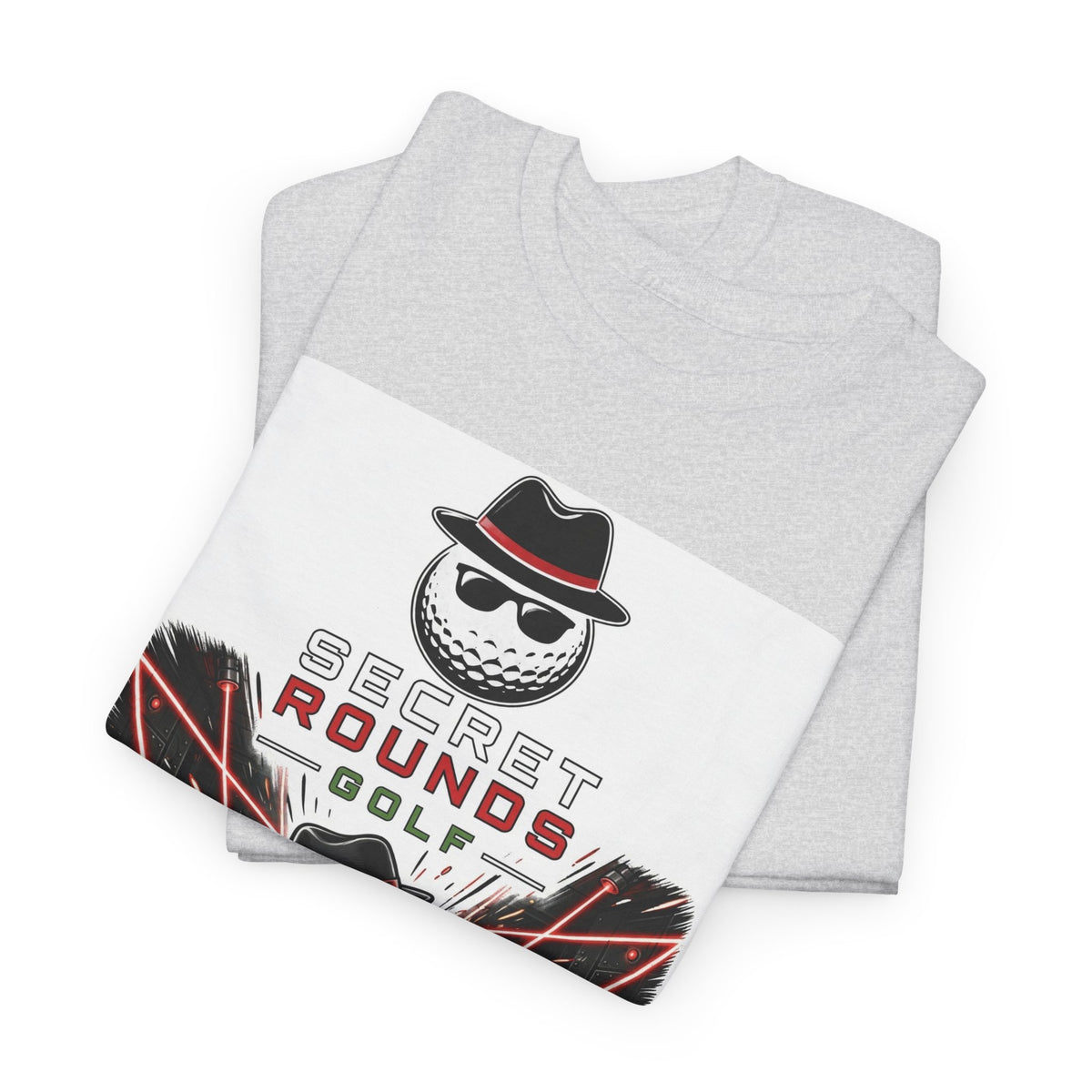 Secret Rounds Golf – The Ace Protocol (White Unisex Tee)