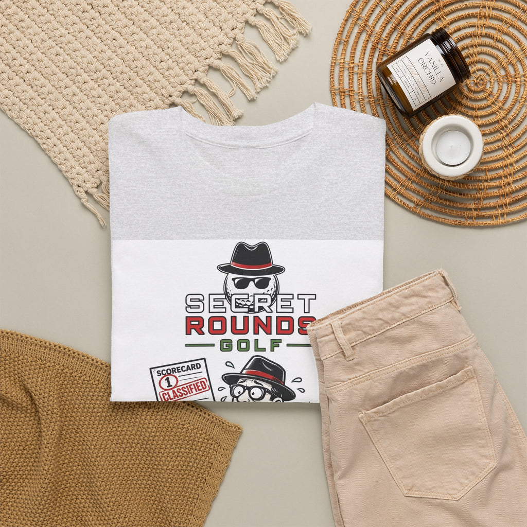 Secret Rounds Golf – Classified: I Did It (White Unisex Tee)