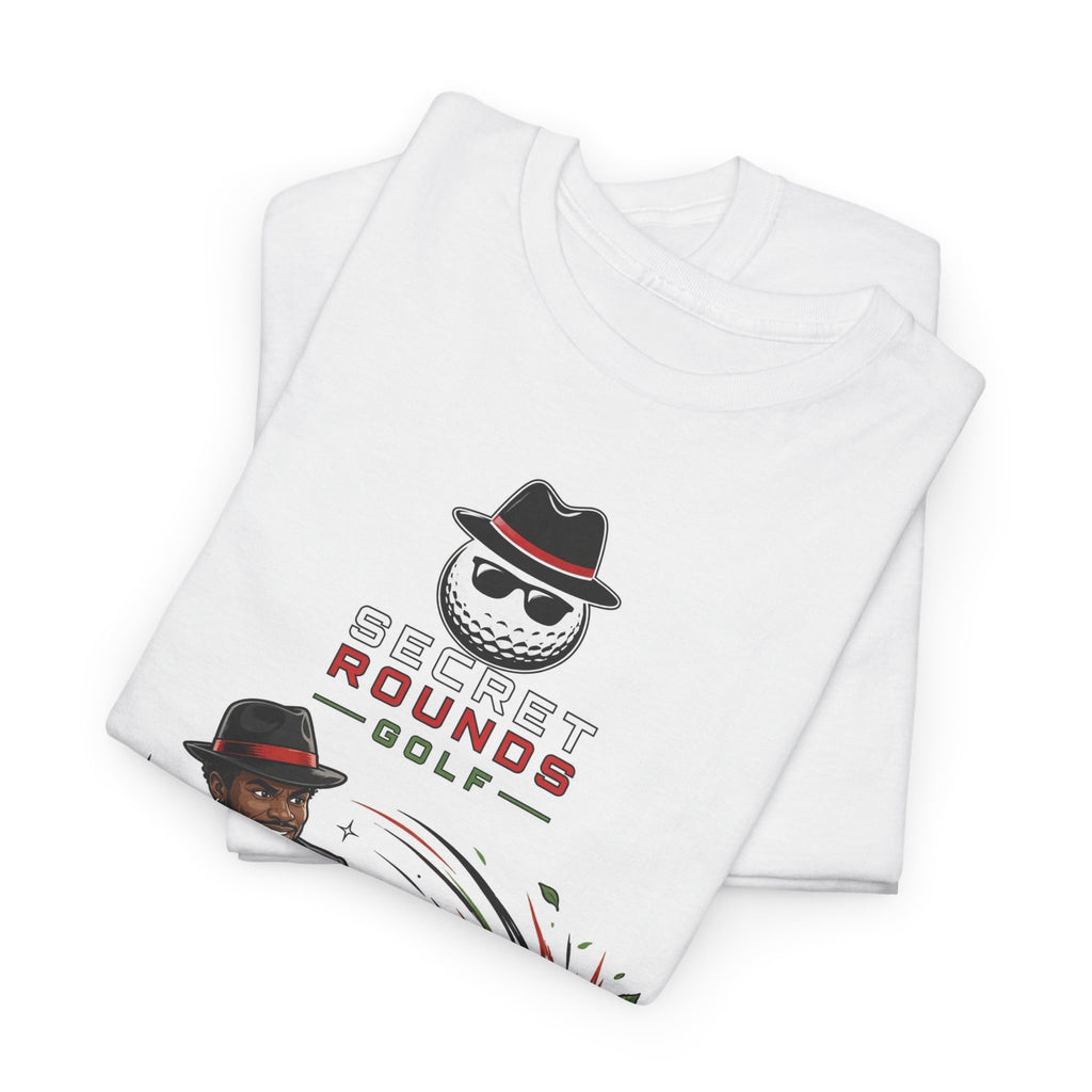Secret Rounds Golf – License to Shank AA Edition (White Unisex Tee)