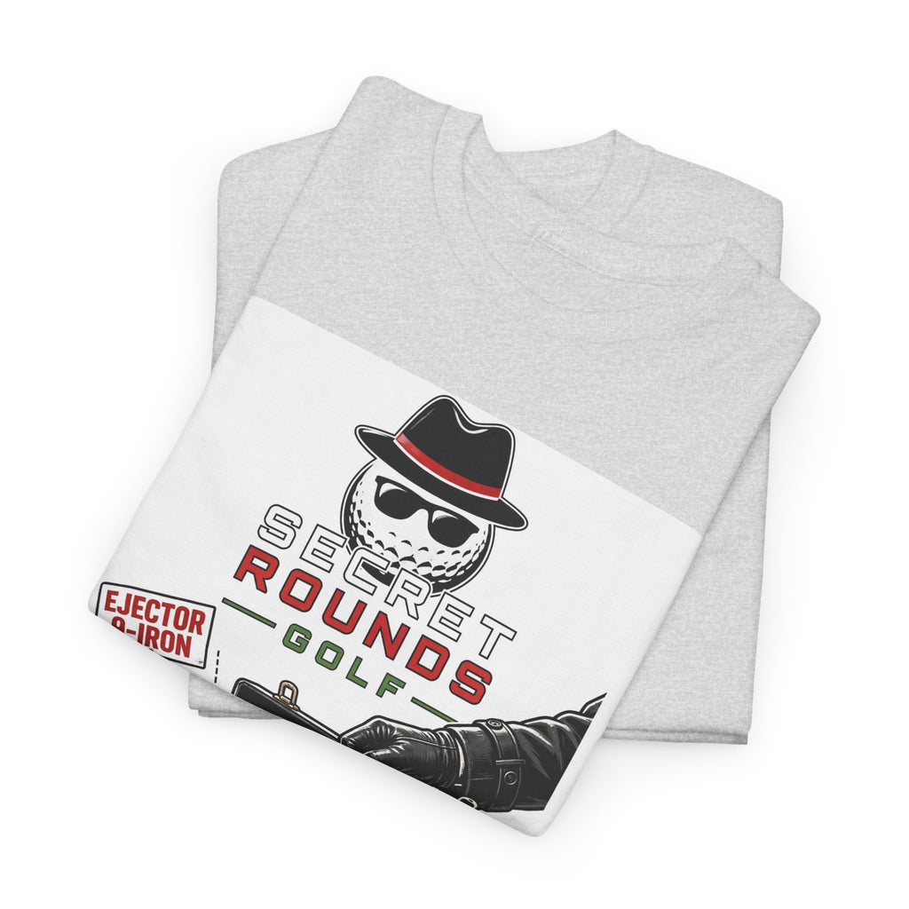 Secret Rounds Golf – Gadgets Included (White Unisex Tee)