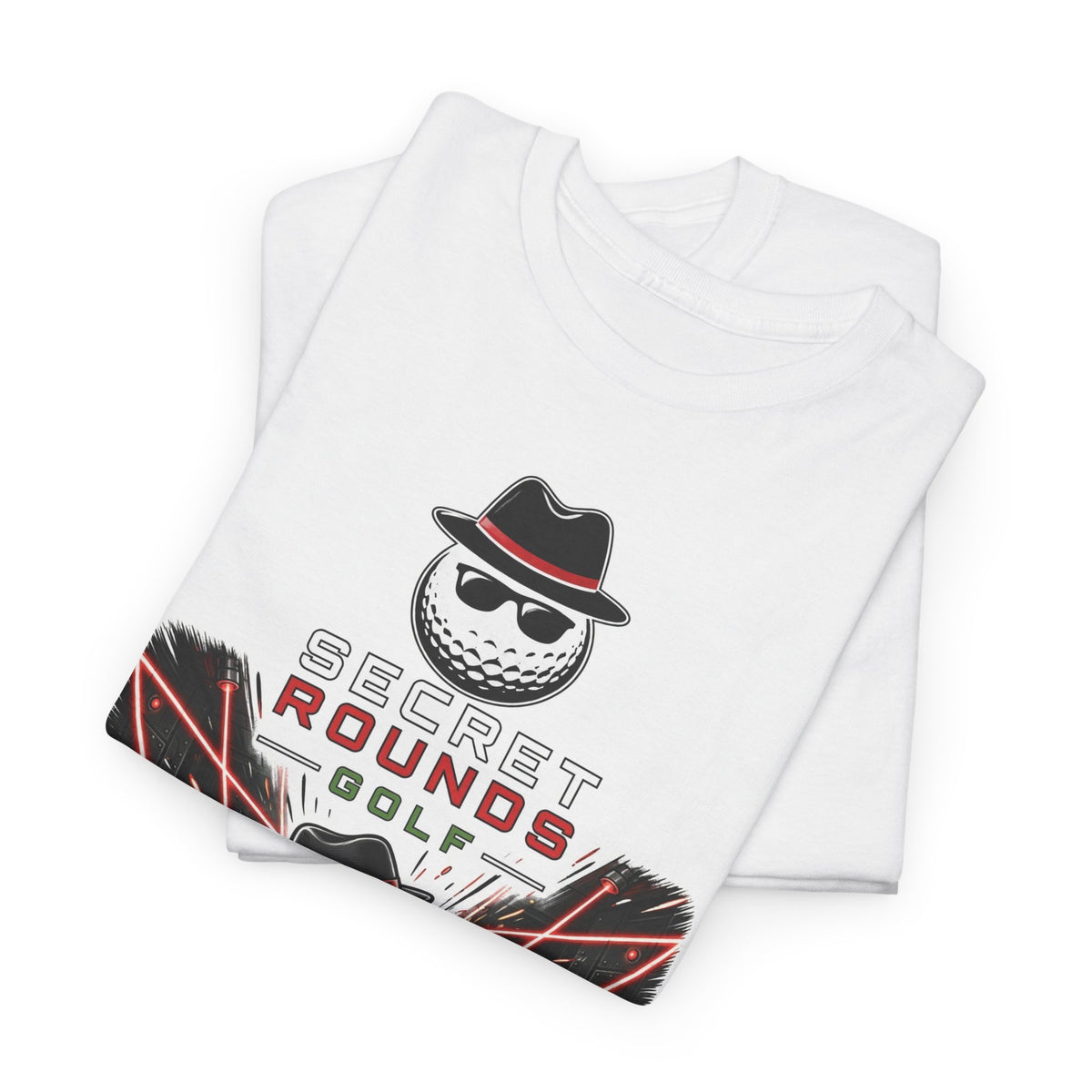 Secret Rounds Golf – The Ace Protocol (White Unisex Tee)