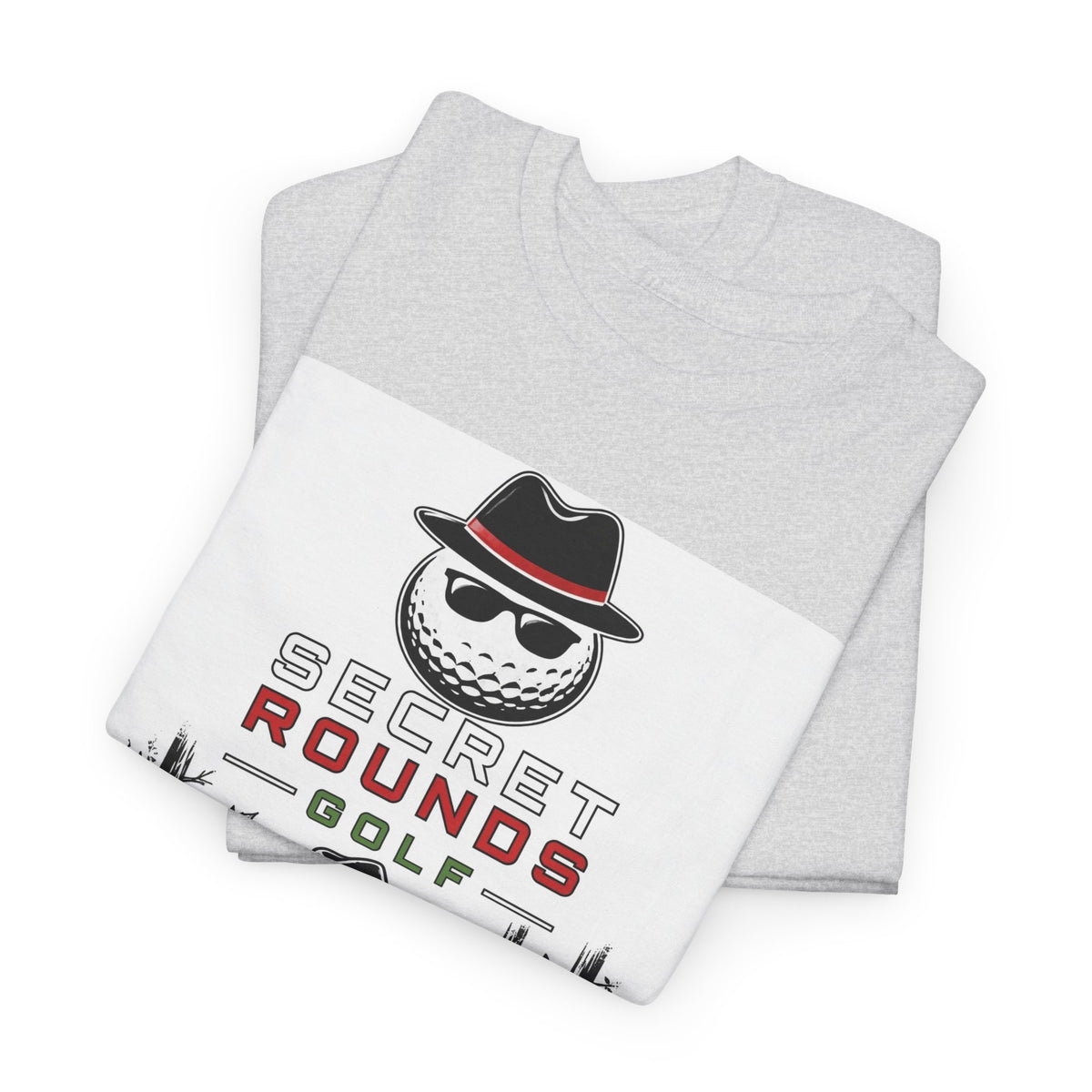 Secret Rounds Golf – Mulligan Protocol (White Unisex Tee)