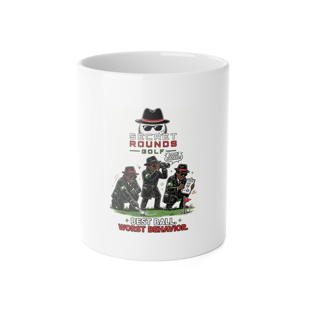 Secret Rounds Golf – Worst Behavior AA Edition (White Mug 11oz)