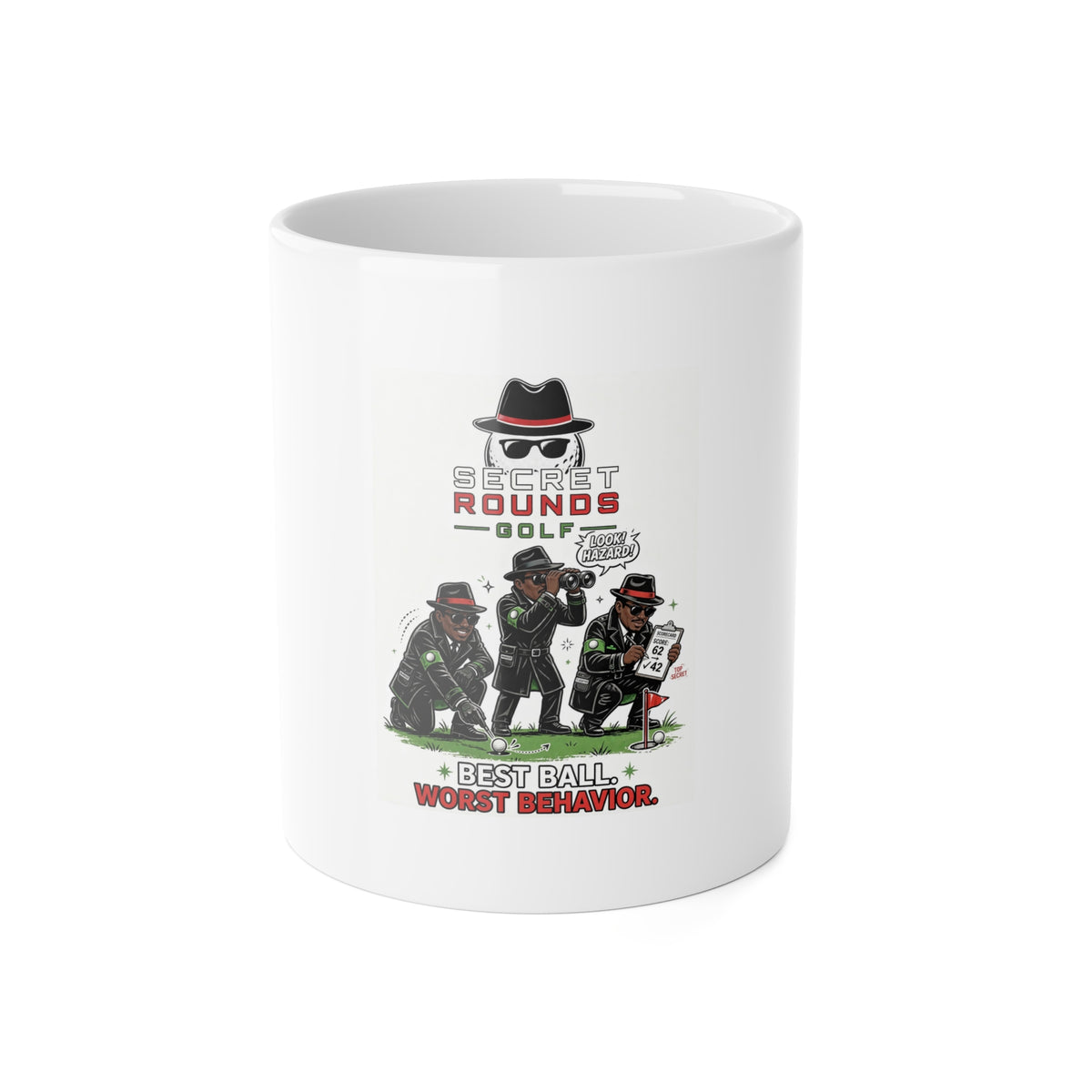 Secret Rounds Golf – Worst Behavior AA Edition (White Mug 11oz)