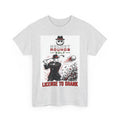 Secret Rounds Golf – License to Shank (White Unisex Tee)