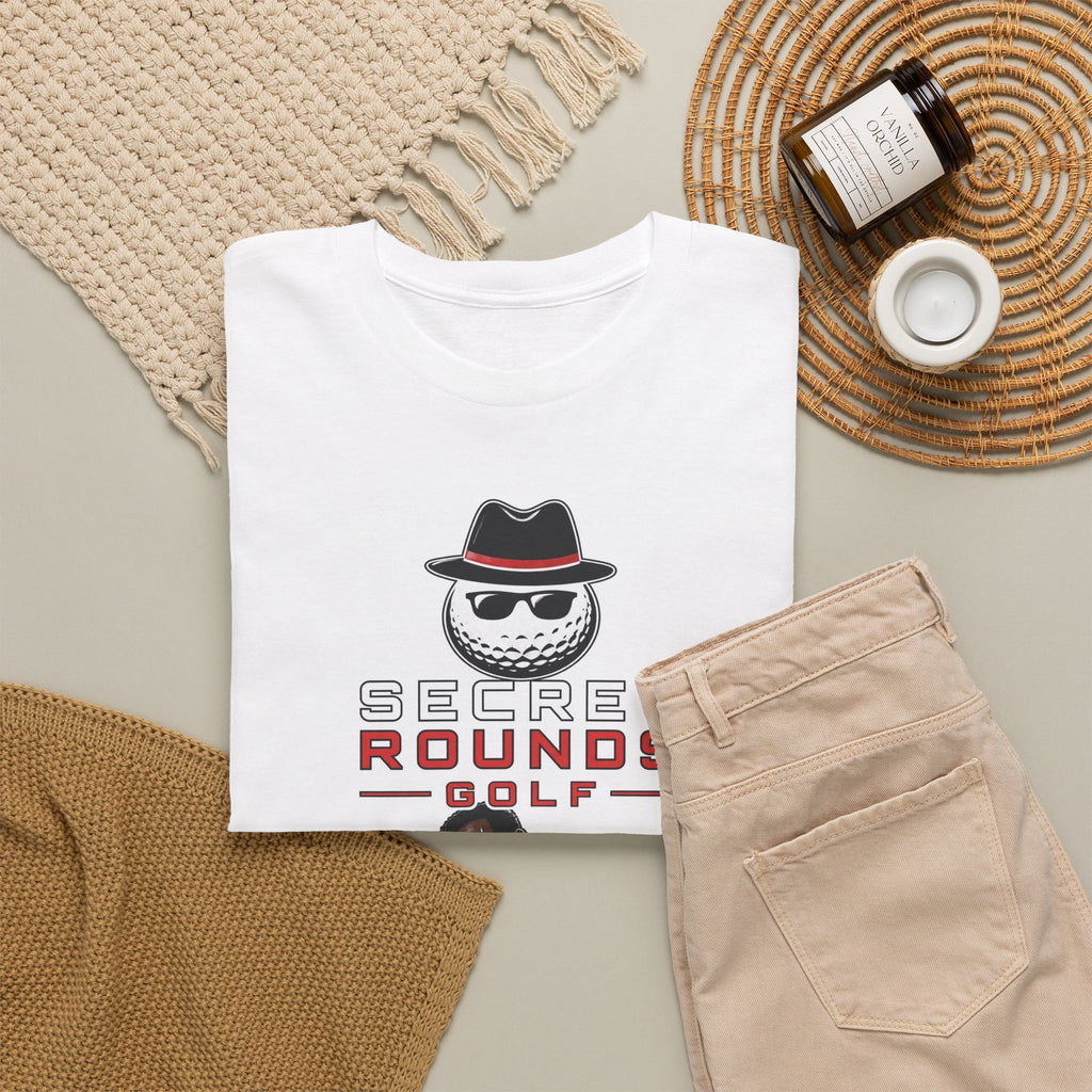 Secret Rounds Golf – License to Chill AA Edition (White Unisex Tee)