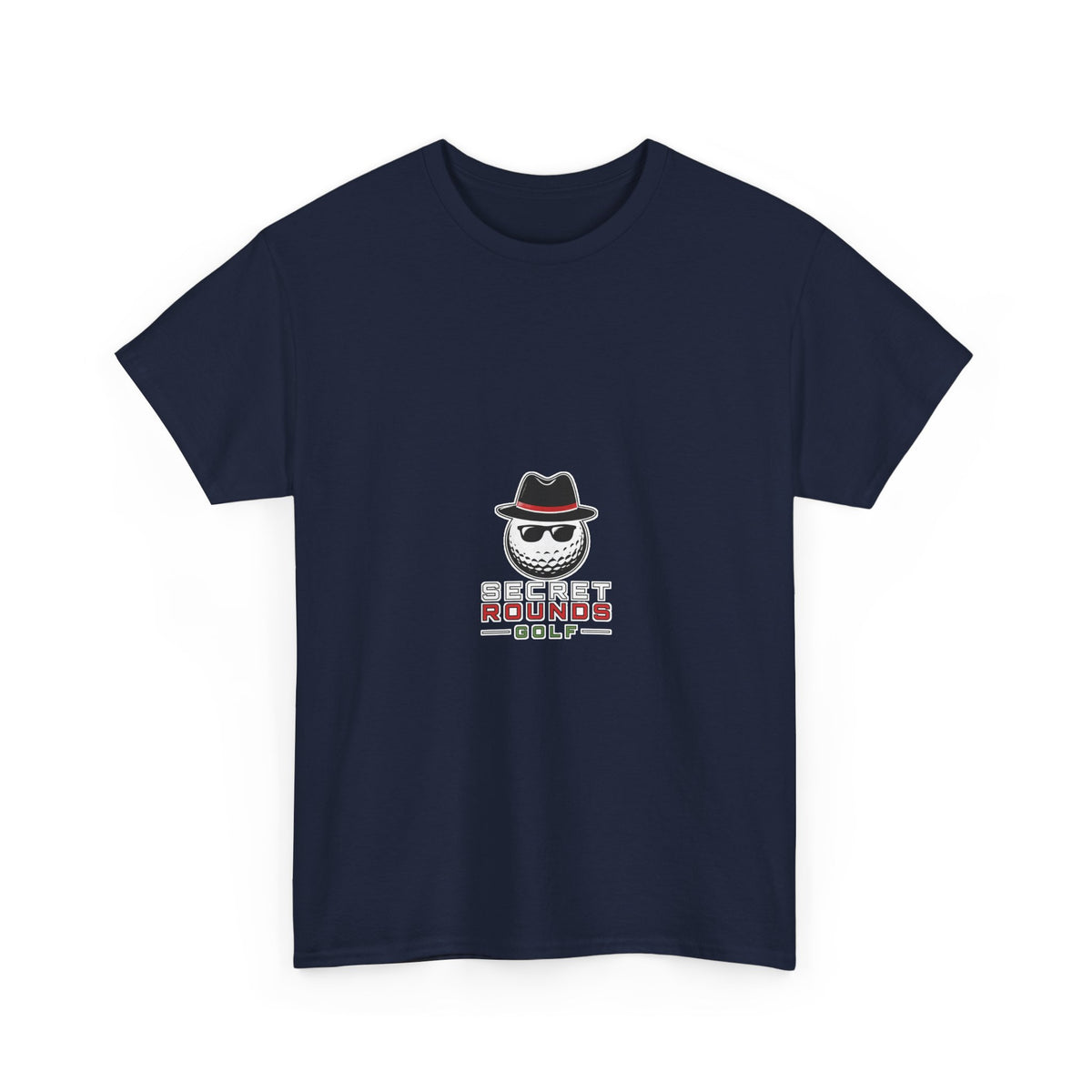 Secret Rounds Golf – Master Logo (White Unisex Tee)