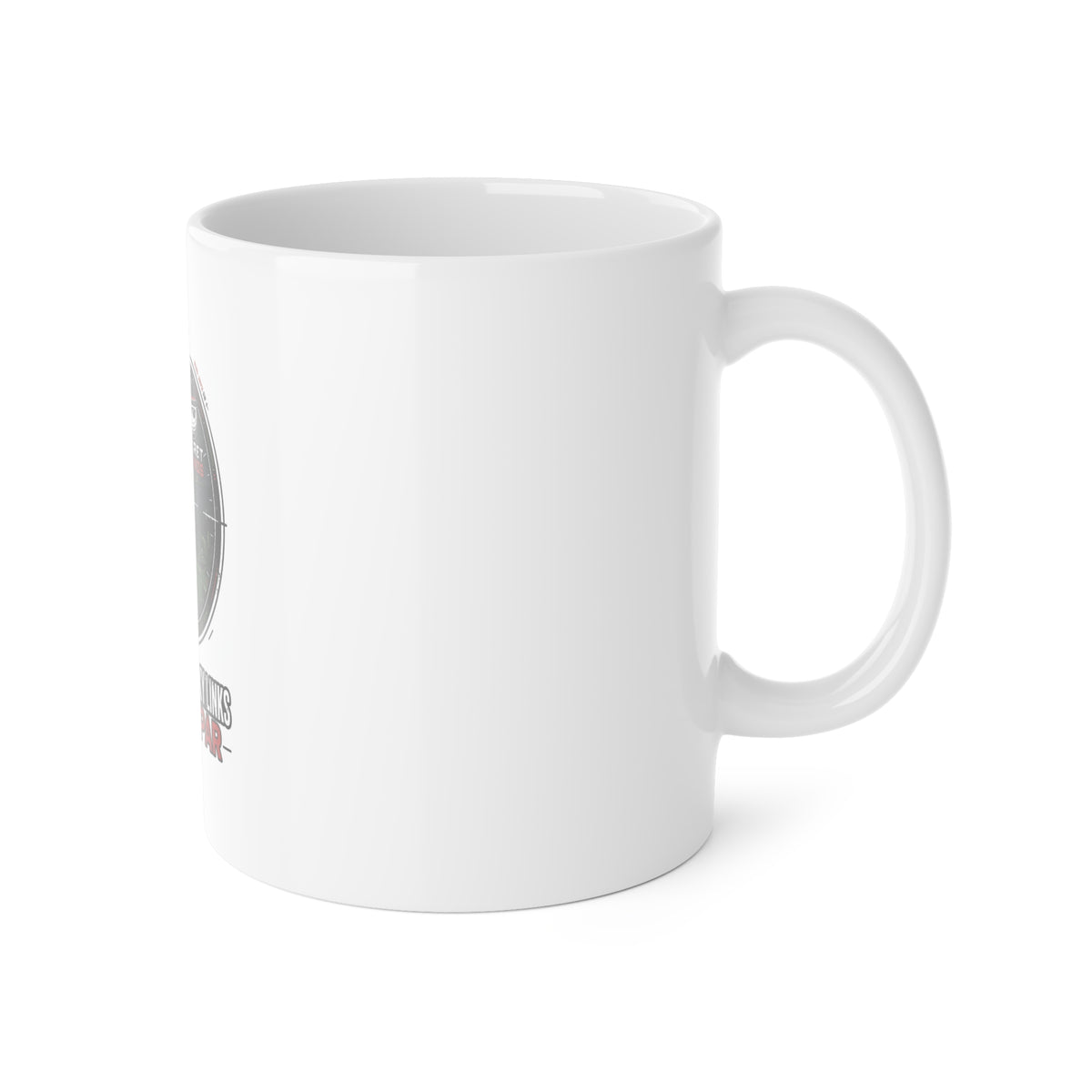 Secret Rounds Golf – Operation: Sneaky Links — Target: Par (White Mug 11oz)