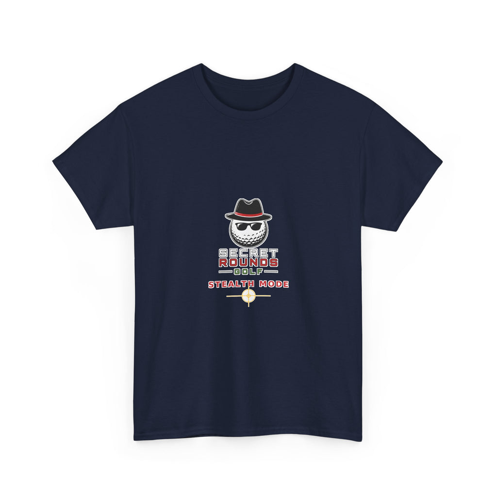 Secret Rounds Golf – Stealth Mode (Navy Unisex Tee)