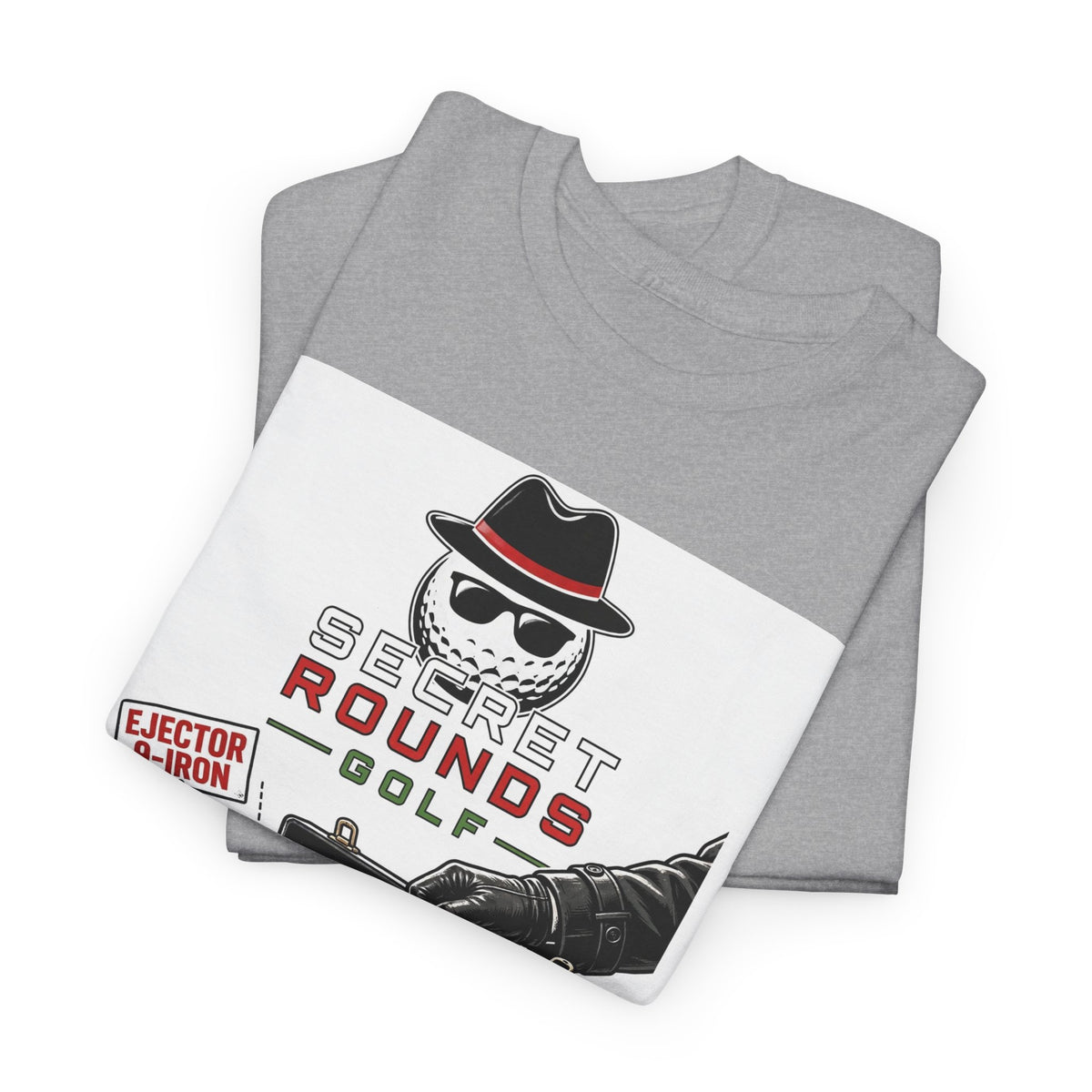 Secret Rounds Golf – Gadgets Included (White Unisex Tee)