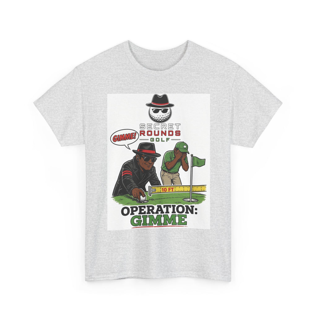 Secret Rounds Golf – Operation Gimme AA Edition (White Unisex Tee)