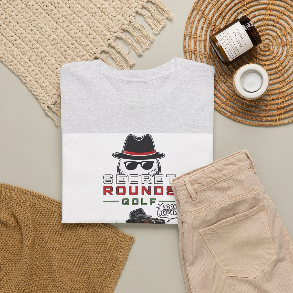 Secret Rounds Golf – Worst Behavior AA Edition (White Unisex Tee)