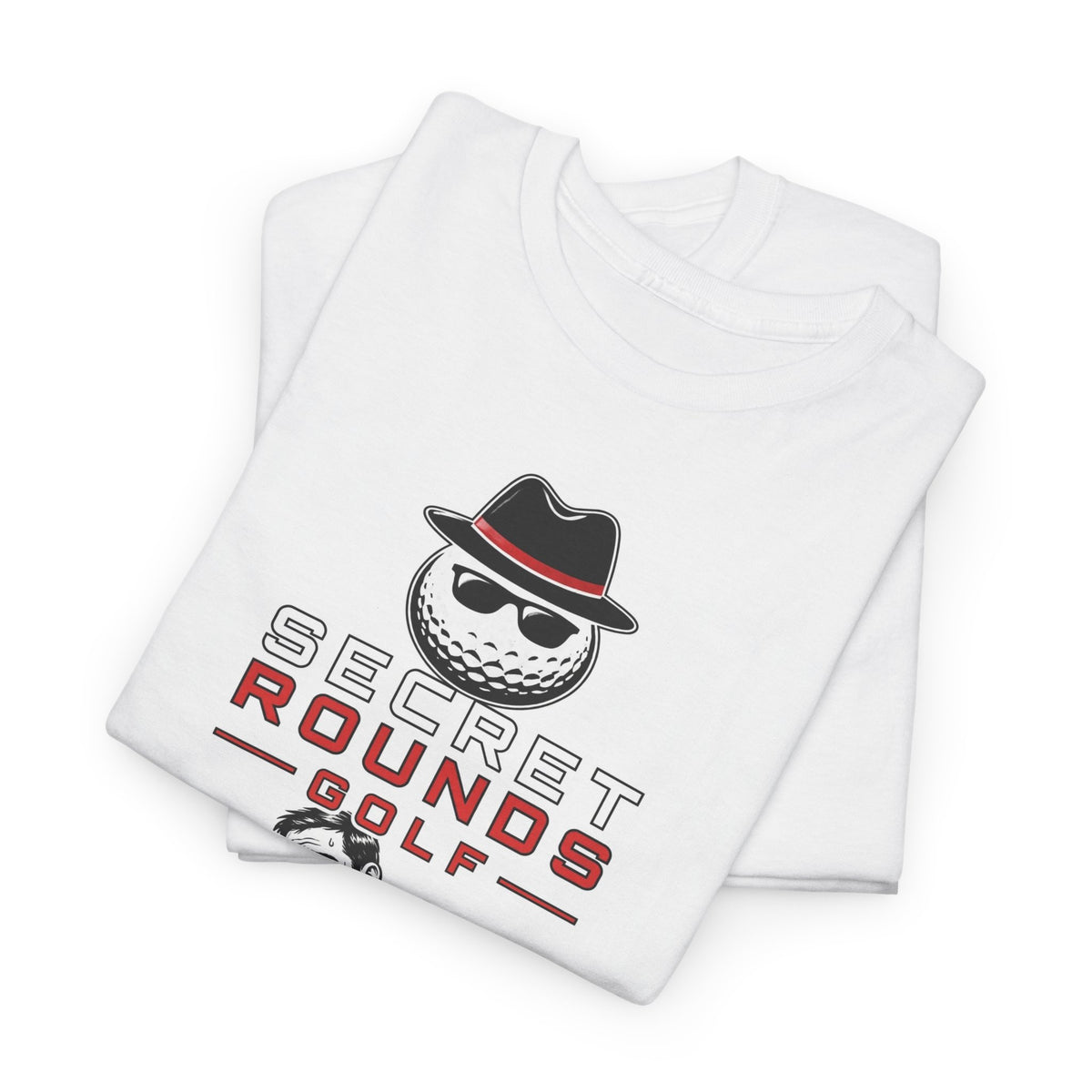 Secret Rounds Golf – License to Chill (White Unisex Tee)