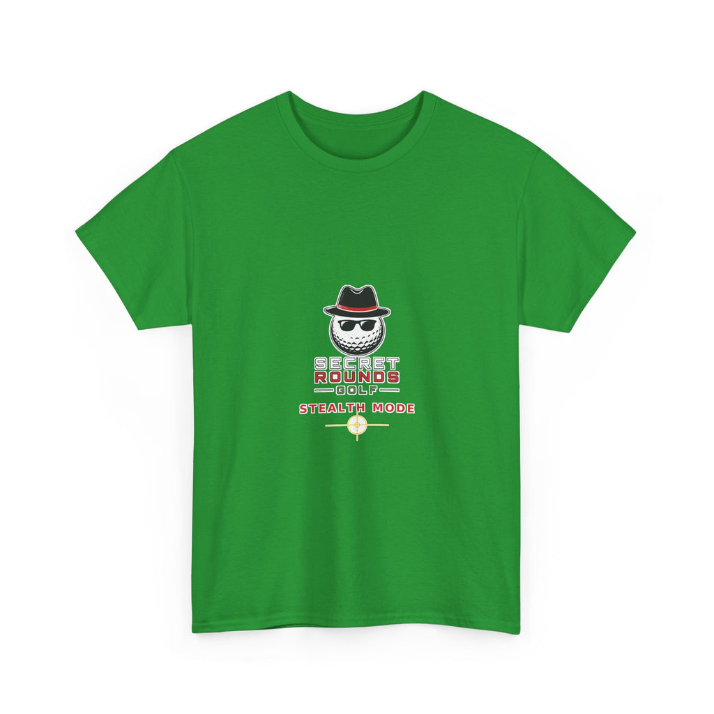 Secret Rounds Golf – Stealth Mode (Black Unisex Tee)