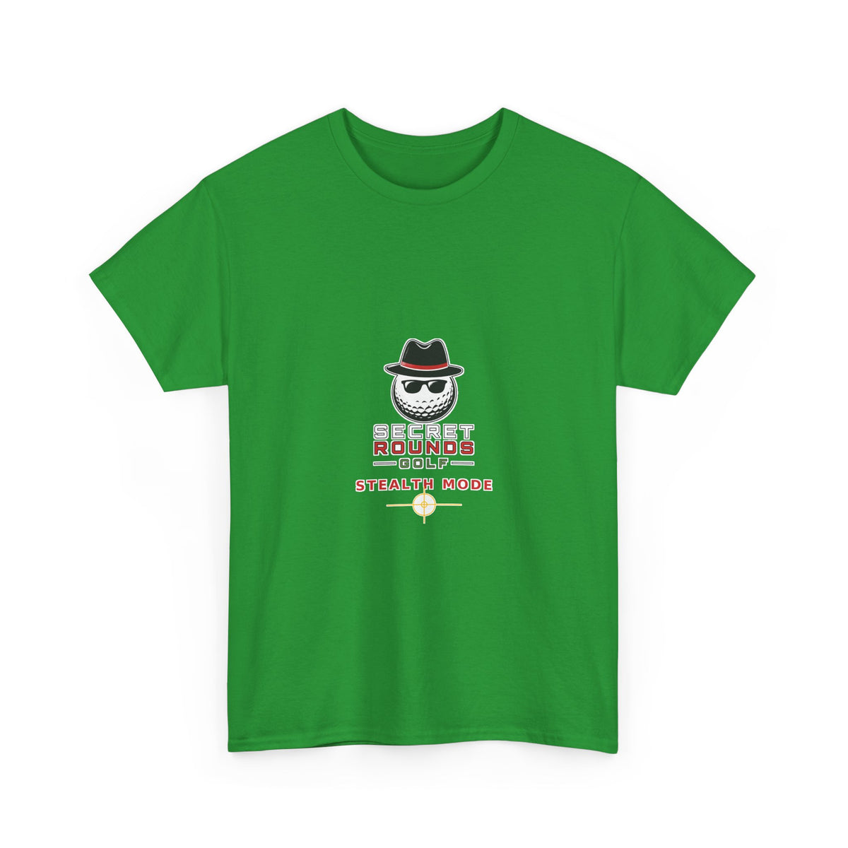 Secret Rounds Golf – Stealth Mode (Black Unisex Tee)