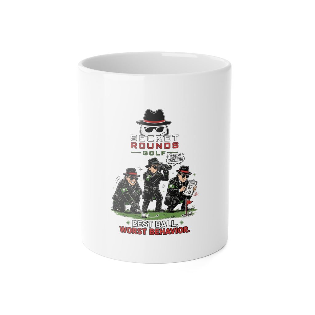 Secret Rounds Golf – Worst Behavior (White Mug 11oz)