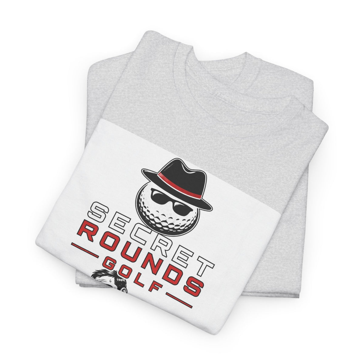 Secret Rounds Golf – License to Chill (White Unisex Tee)