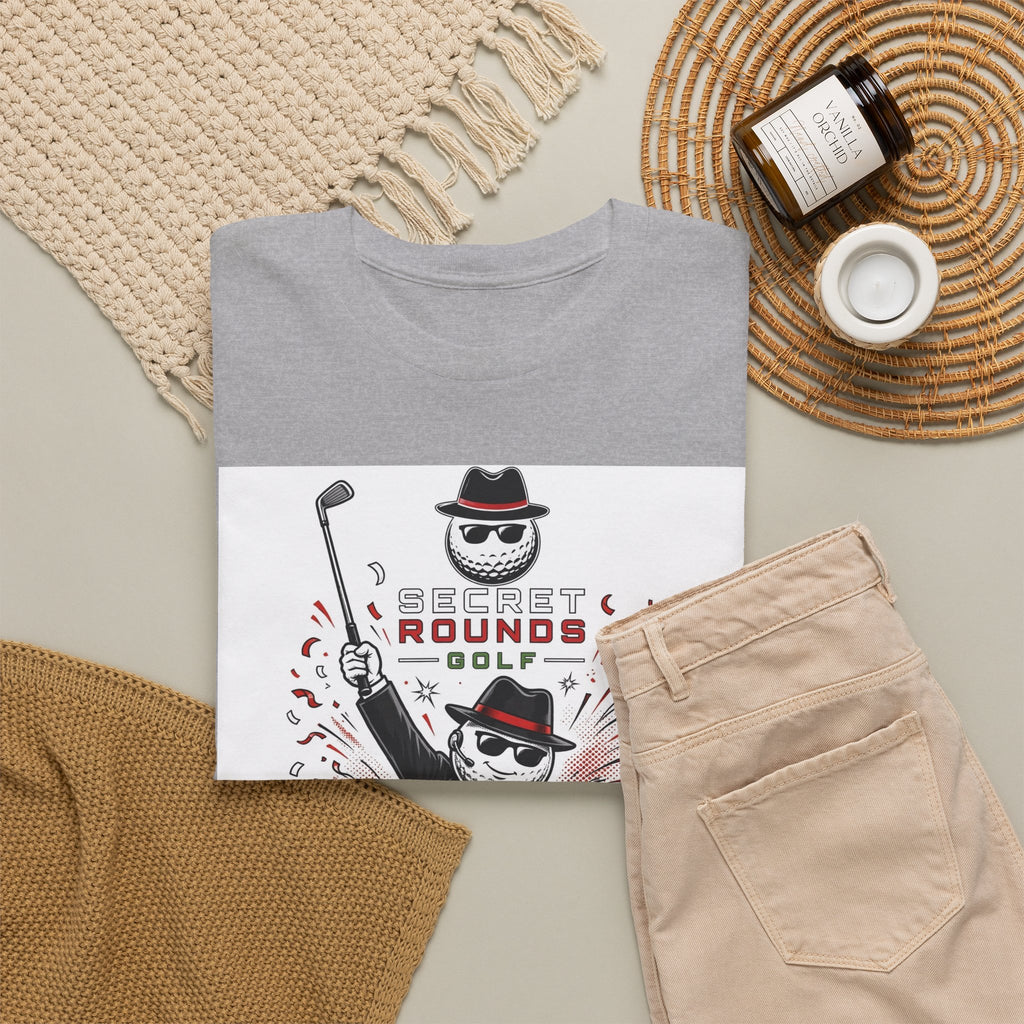 Secret Rounds Golf – Mission Accepted (White Unisex Tee)