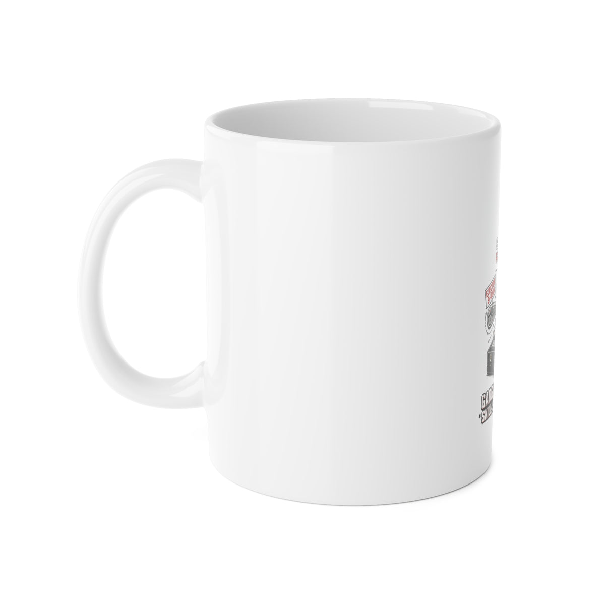 Secret Rounds Golf – Gadgets Included (White Mug 11oz)
