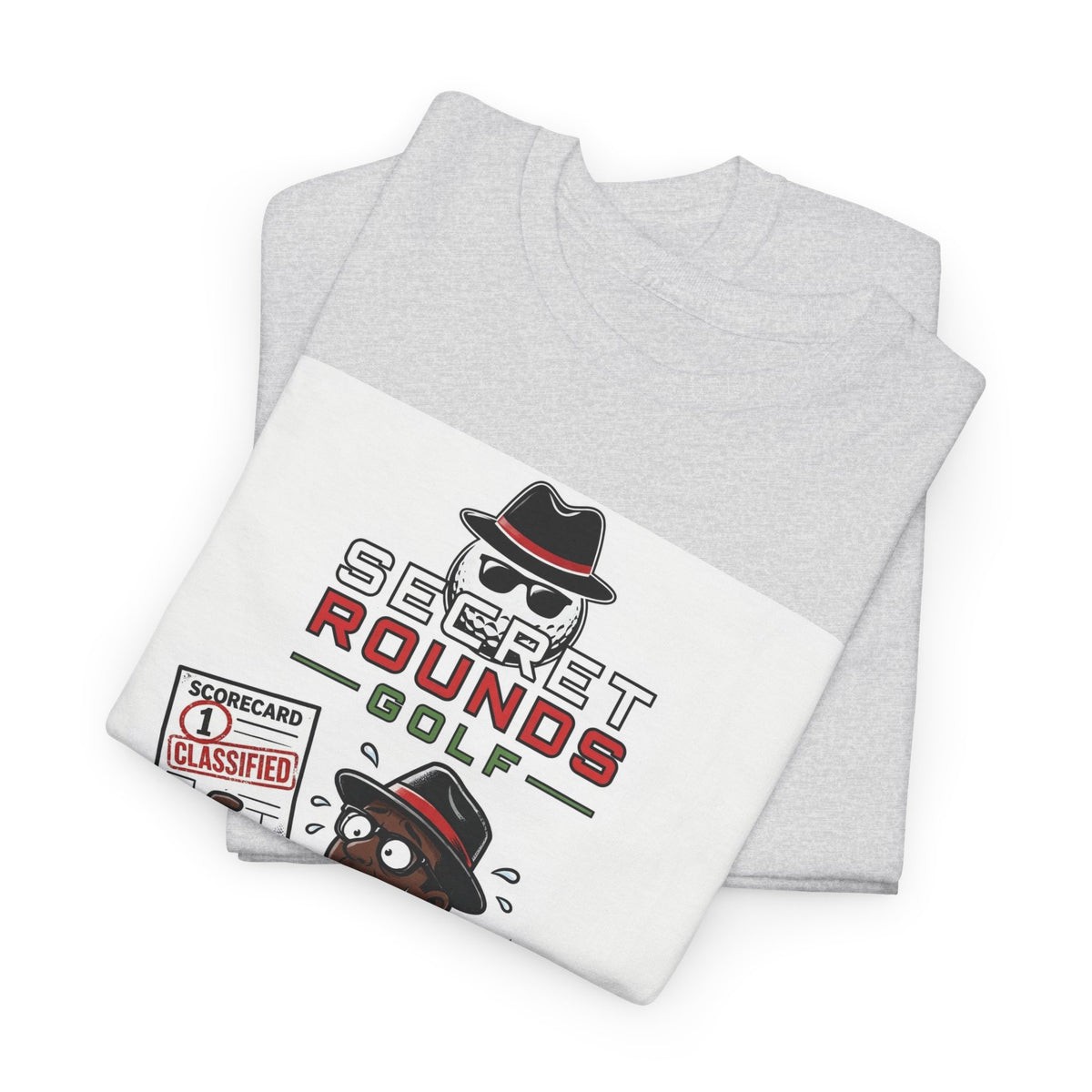 Secret Rounds Golf – Classified: I Did It AA Edition (White Unisex Tee)