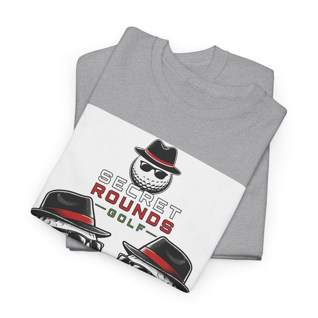 Secret Rounds Golf – Debrief (White Unisex Tee)