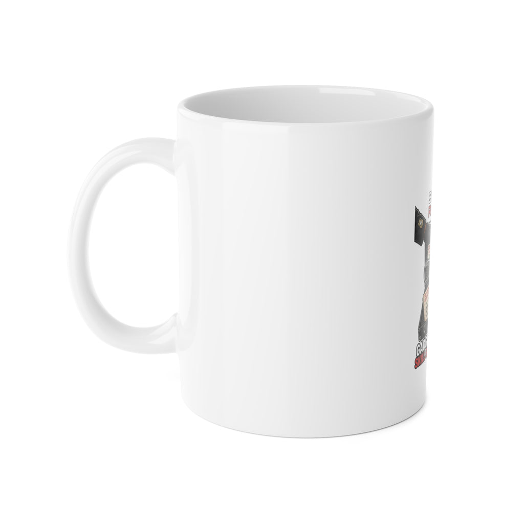 Secret Rounds Golf – Gadgets Included AA Edition (White Mug 11oz)