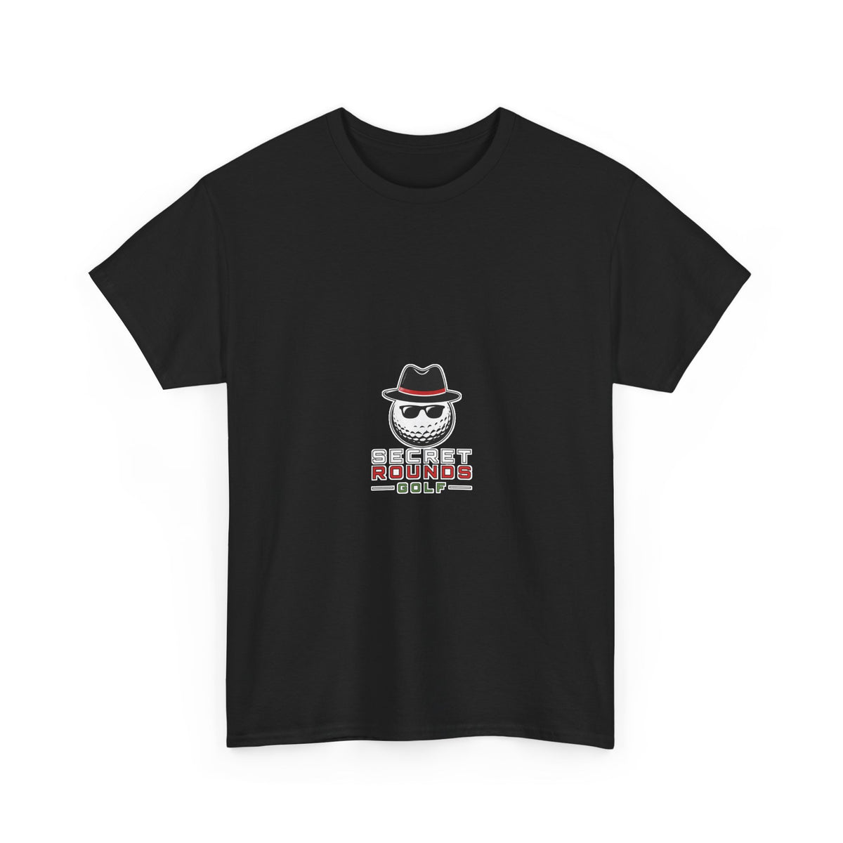 Secret Rounds Golf – Master Logo (White Unisex Tee)