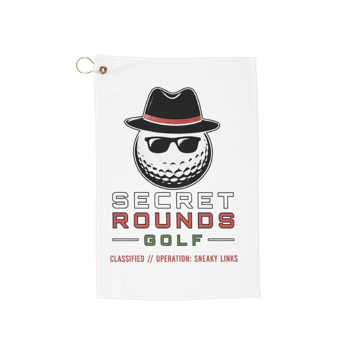 Secret Rounds Golf Towel - Operation Sneaky Links