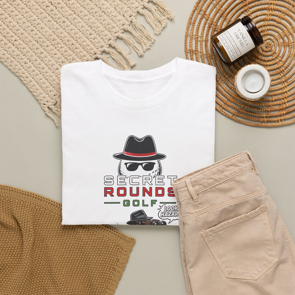 Secret Rounds Golf – Worst Behavior AA Edition (White Unisex Tee)