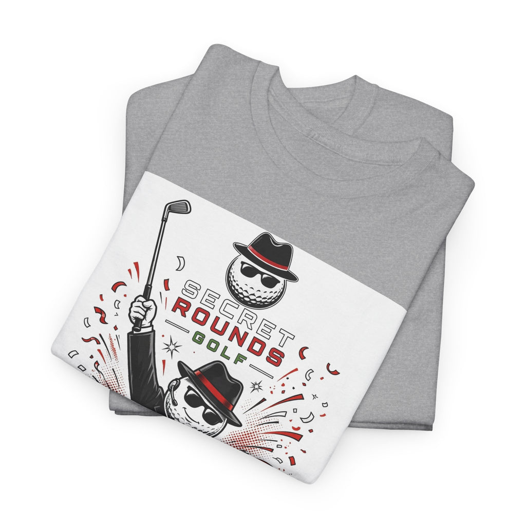 Secret Rounds Golf – Mission Accepted (White Unisex Tee)
