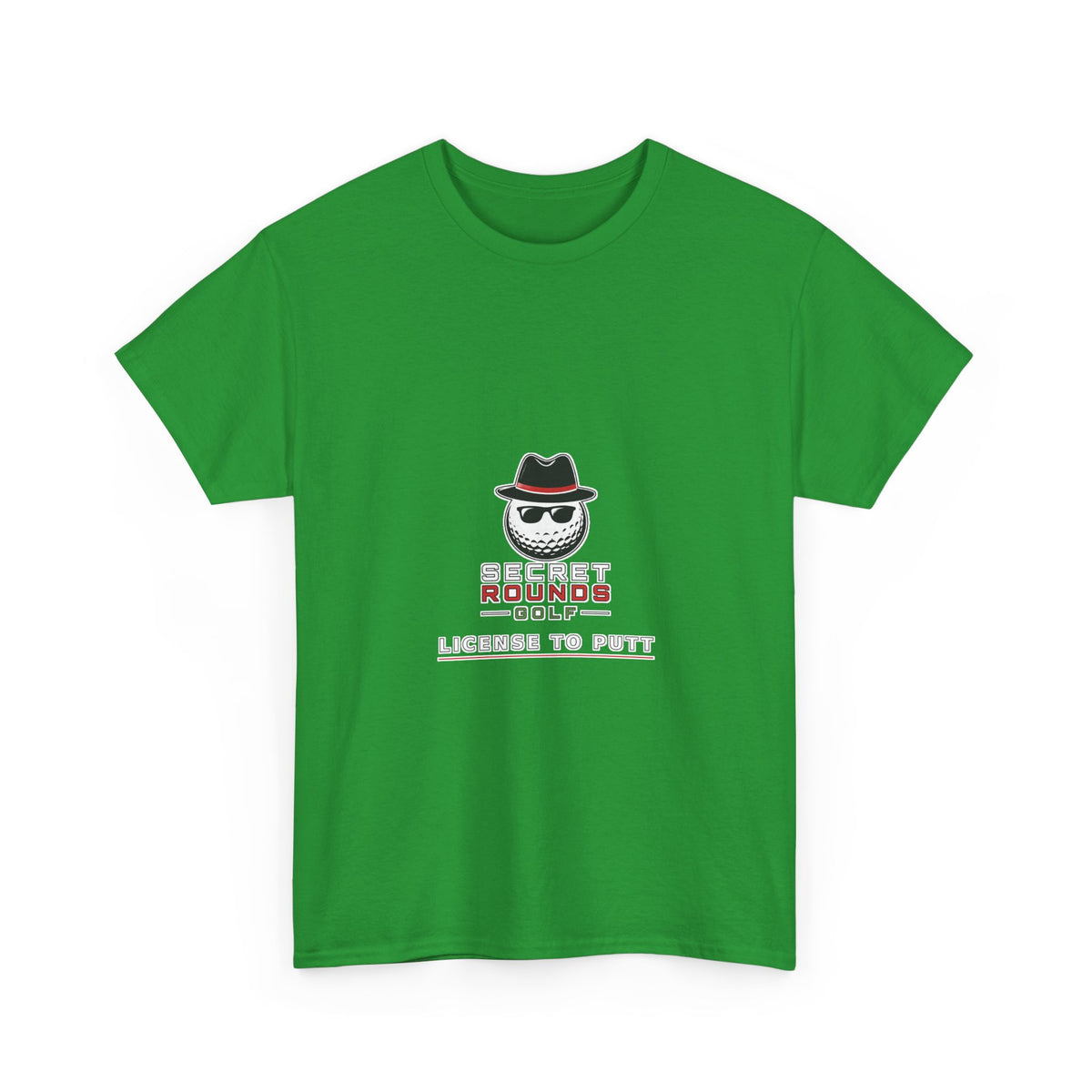 Secret Rounds Golf – License to Putt (Black Unisex Tee)