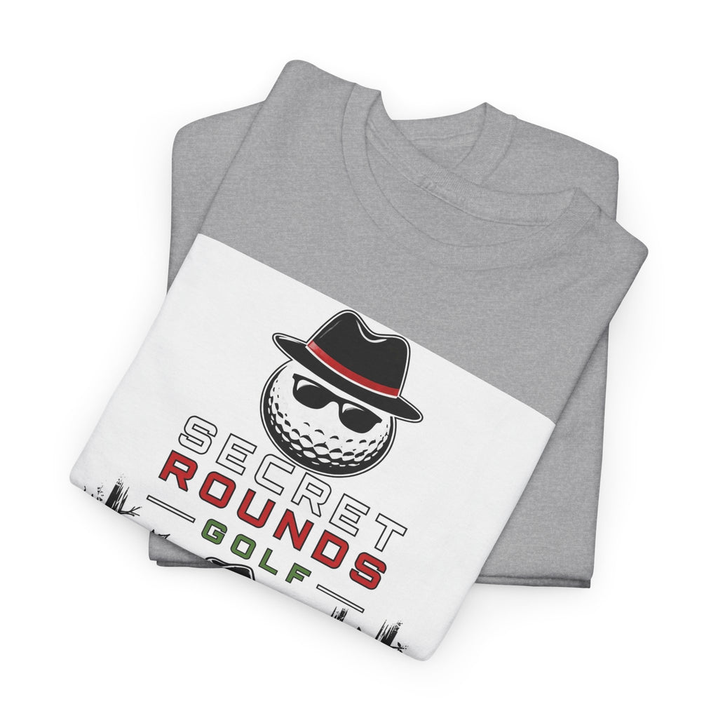 Secret Rounds Golf – Mulligan Protocol (White Unisex Tee)