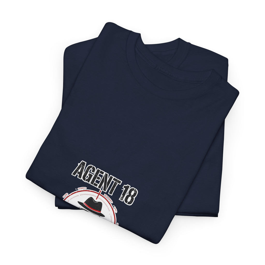 Secret Rounds Golf – Agent 18 (White Unisex Tee)