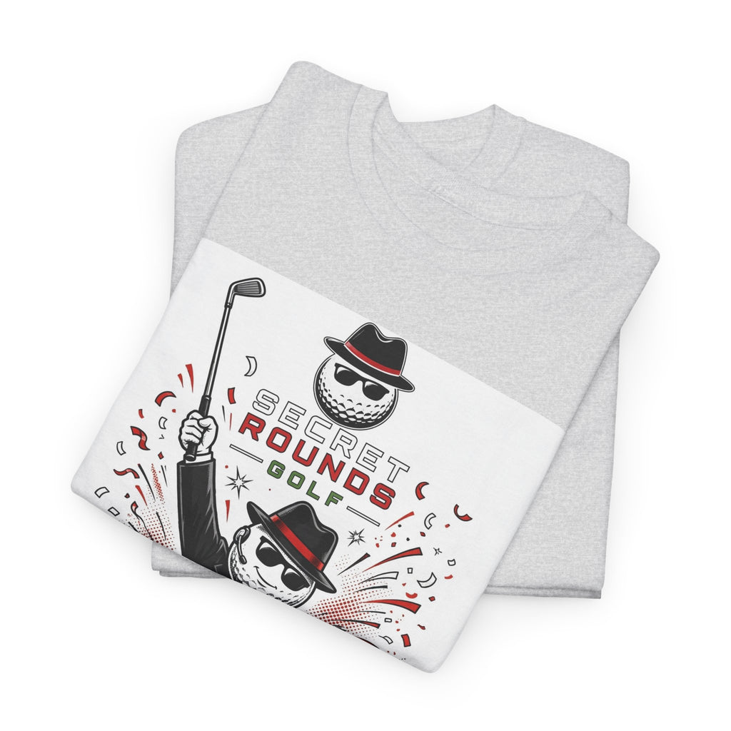 Secret Rounds Golf – Mission Accepted (White Unisex Tee)
