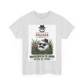 Secret Rounds Golf – Undercover in the Rough (White Unisex Tee)